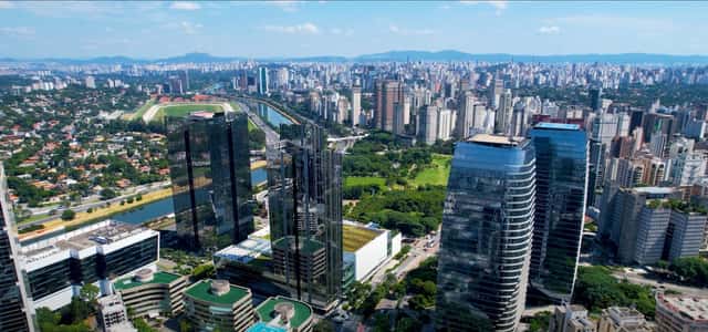 Marginal Pinheiros e Jockey Club in Sao Paulo, Brazil