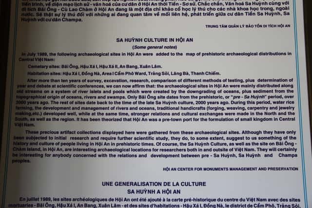 Sa Huynh Culture in Hoi An in Hoi An, Vietnam