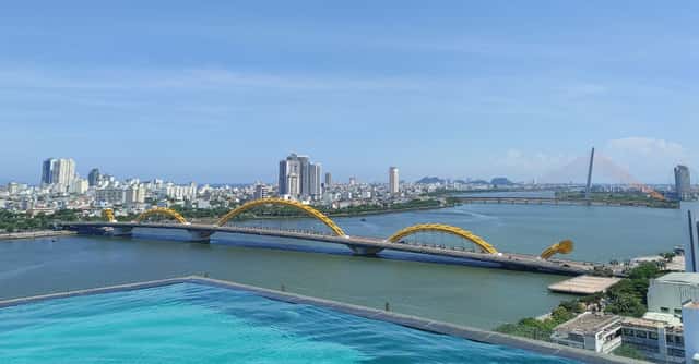Dragon Bridge, Da Nang during day - 20230819 (cropped) in Da Nang, Vietnam