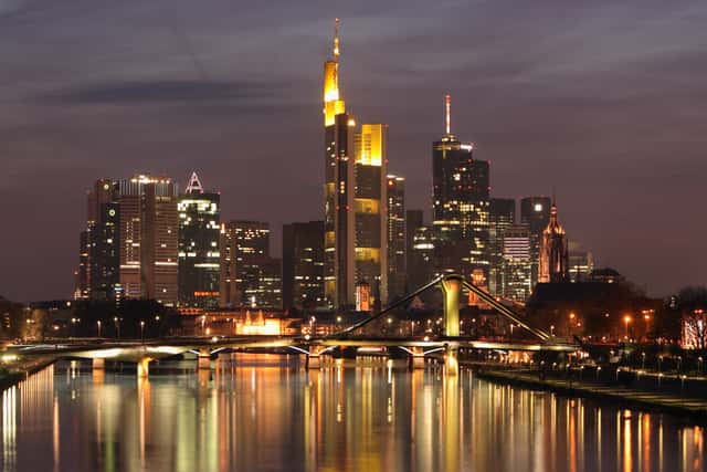Skyline Frankfurt am Main in Frankfurt, Germany