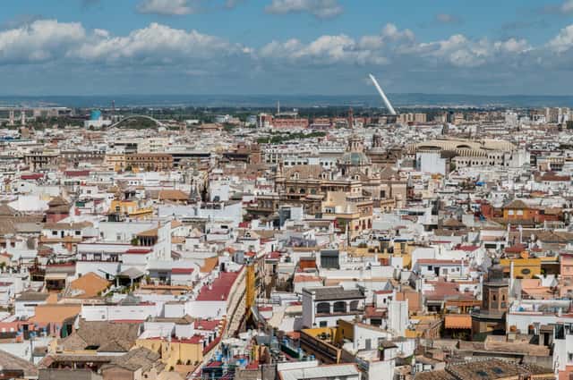City of Seville - view from Giralda in Seville, Spain