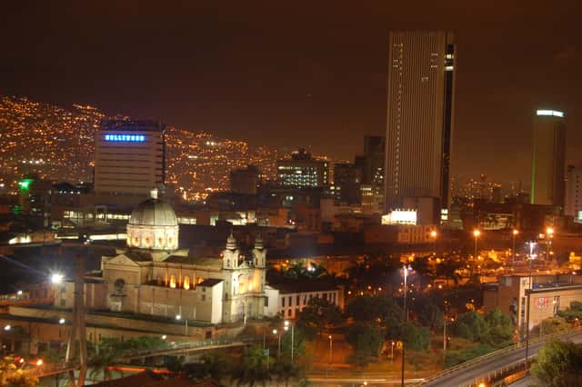 Medellin - Vision noctura desde Torres de San Sebastian - 2007 - 11 in Medellin, Colombia